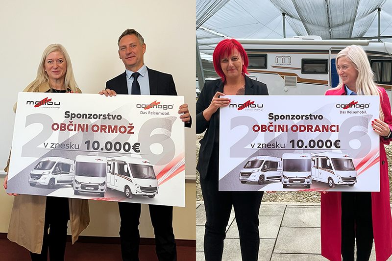 Predaja sponzorstva občinama Odranci in Ormož